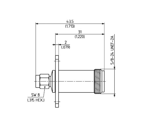 HuberSuhner/Adapter/33_PC7-N-50-1/1--_UE